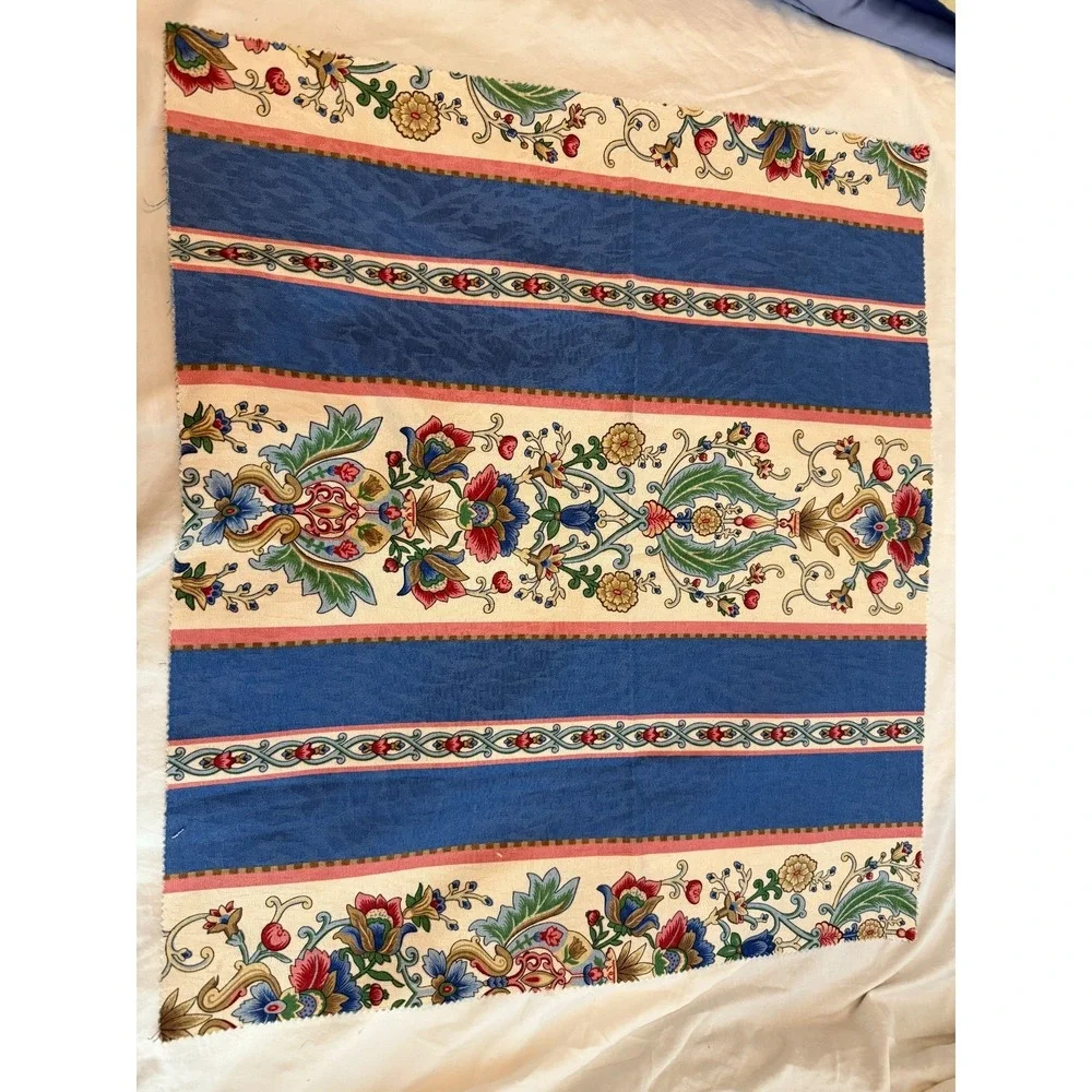 VTG new Lot of 7 flower print floral designs fabrics various size samples colors